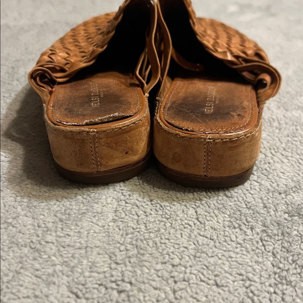 Kelsi Dagger Brooklyn Maple Woven Mules Size 8.5 - Picture 8 of 11